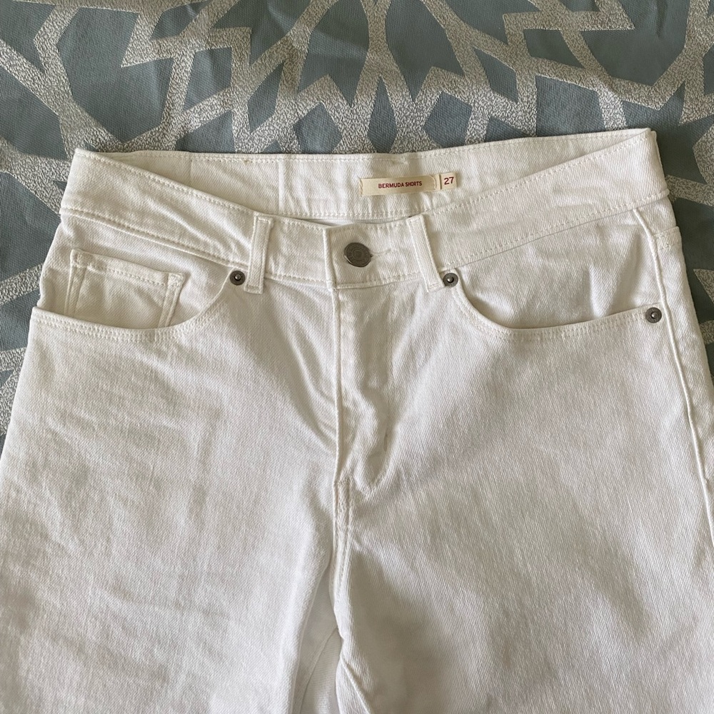White Bermuda Shorts